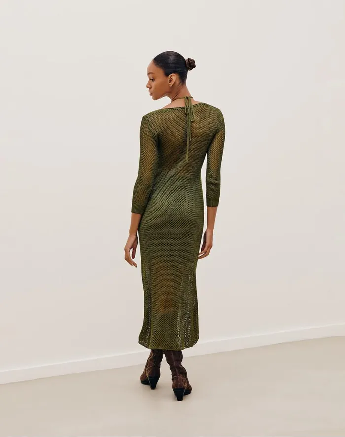 Dresses Women ViX Paula Hermanny Penny Long Dress 8211 Avocado