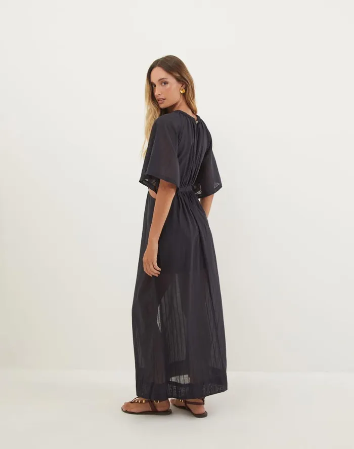 Dresses Women ViX Paula Hermanny Sallisa Long Dress 8211 Black
