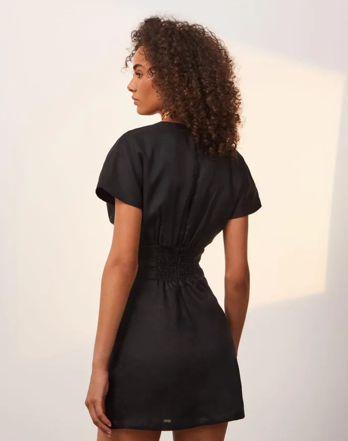 Dresses Women ViX Paula Hermanny Saskia Short Dress 8211 Black