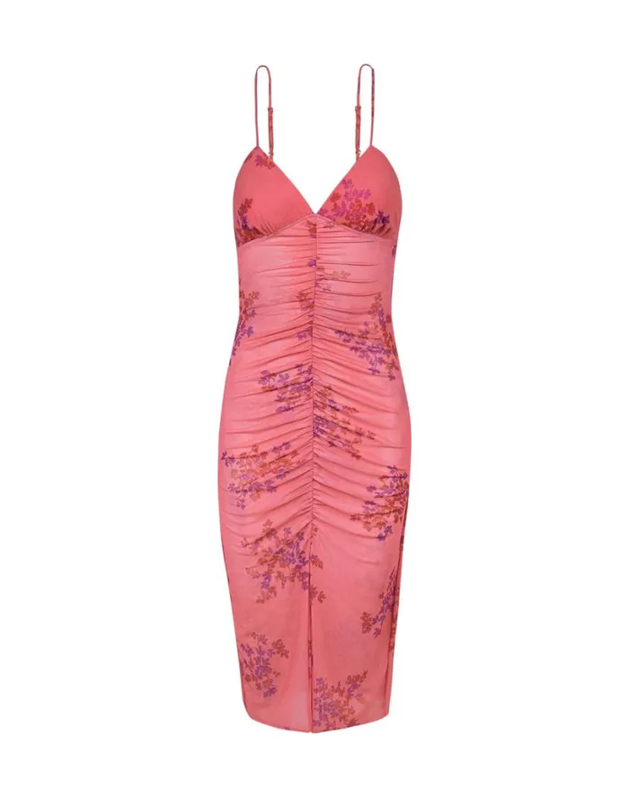 Dresses Women ViX Paula Hermanny Sheer Diana Midi Dress 8211 Lichia