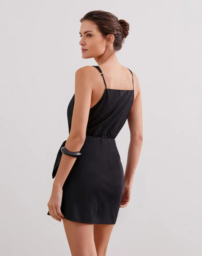 Dresses Women ViX Paula Hermanny Shiso Short Dress 8211 Black