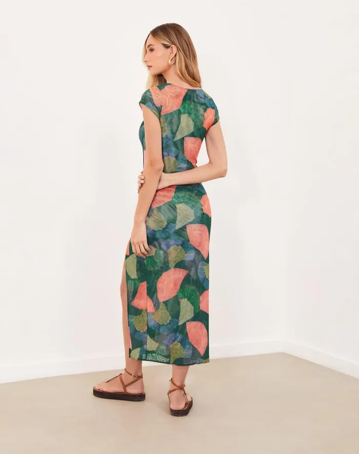 Dresses Women ViX Paula Hermanny Suzi Midi Dress 8211 Waterlily