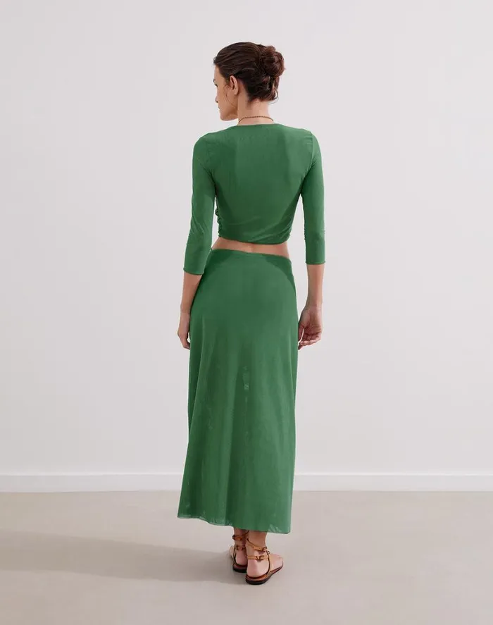 Dresses Women ViX Paula Hermanny Talita Long Dress 8211 Aspen