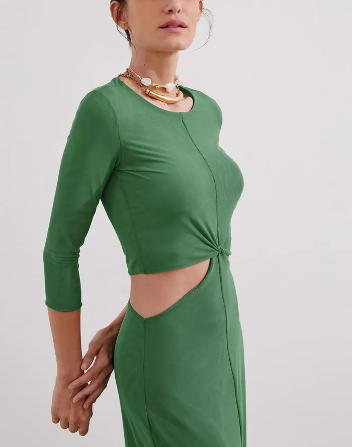 Dresses Women ViX Paula Hermanny Talita Long Dress 8211 Aspen