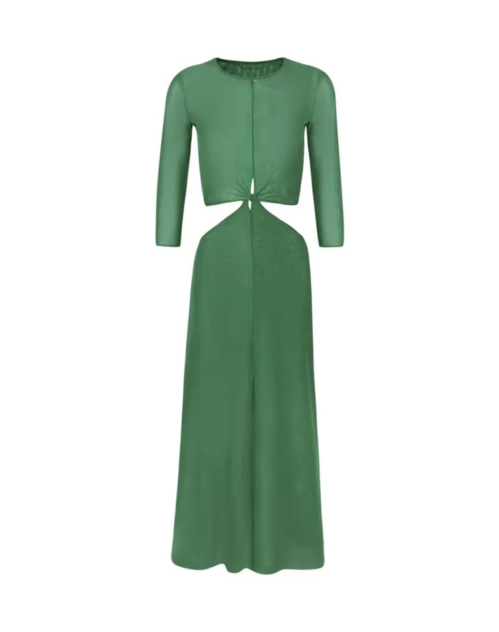 Dresses Women ViX Paula Hermanny Talita Long Dress 8211 Aspen