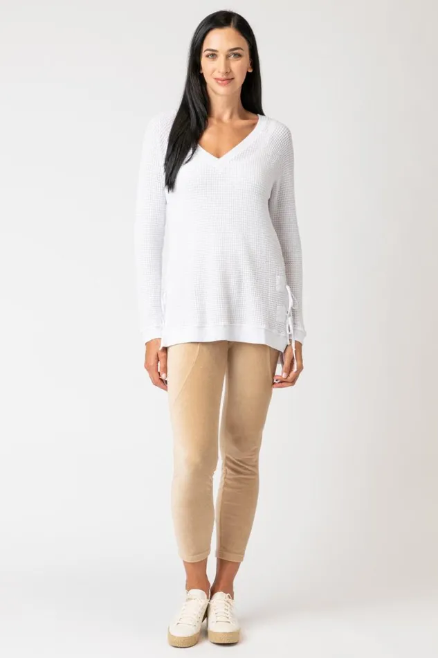 Dutchman VNeck White Clothing XCVI ShirtsBlouses