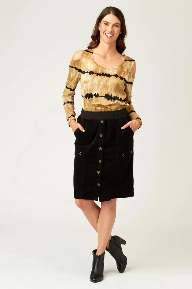 Dyami Pencil Skirt Black Clothing XCVI Skirts