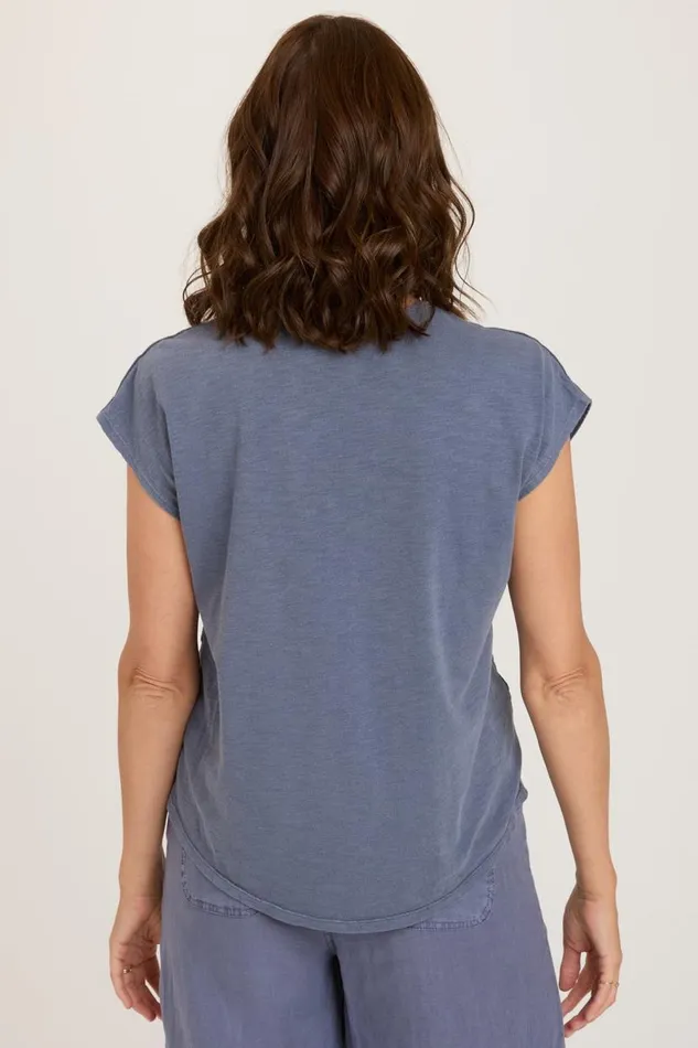 Eaves Top Hypnotic Pigment Clothing XCVI ShirtsBlouses