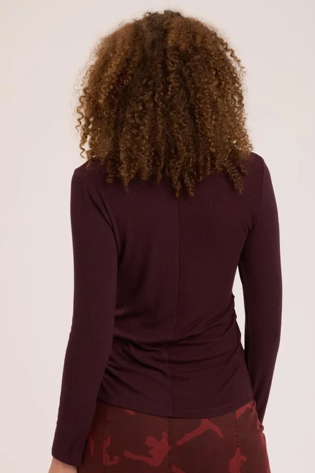 Edie Long Sleeve Sarsaparilla Clothing XCVI ShirtsBlouses