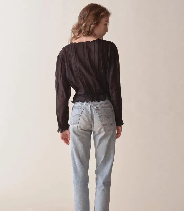 ELAYNE TOP Black Shop DEN Tops
