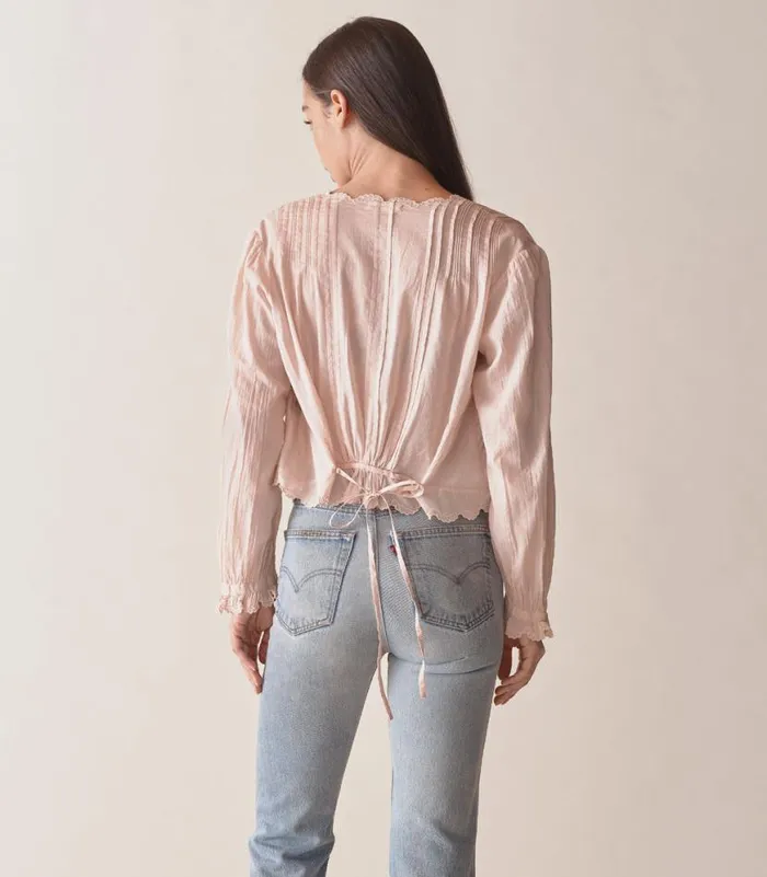 ELAYNE TOP Sundried Rose Shop DEN Tops