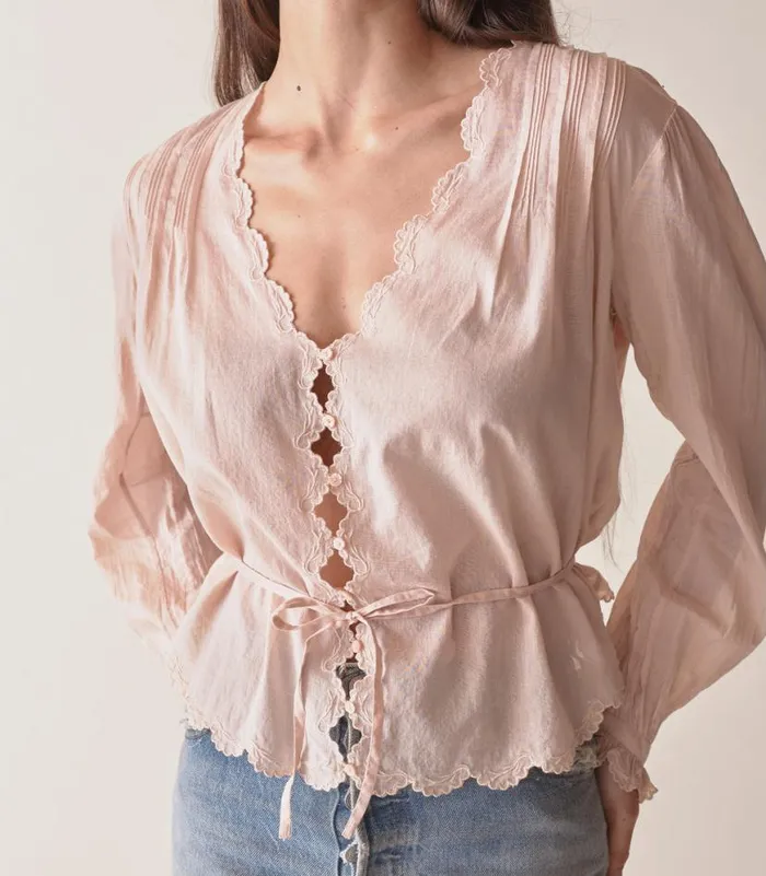 ELAYNE TOP Sundried Rose Shop DEN Tops