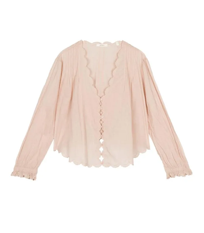 ELAYNE TOP Sundried Rose Shop DEN Tops
