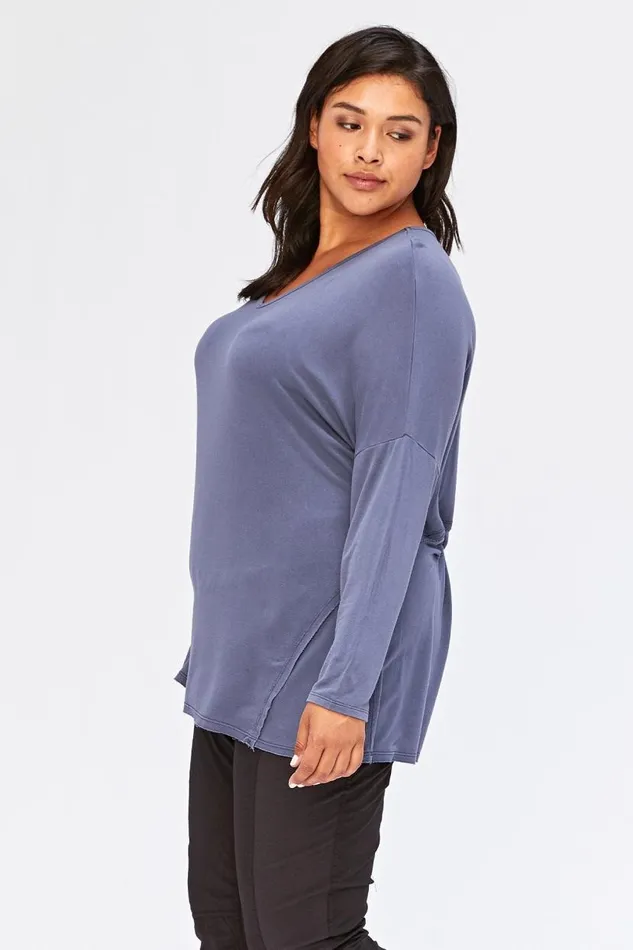 Eliza Pullover Prime Blue Clothing XCVI Sweatshirts
