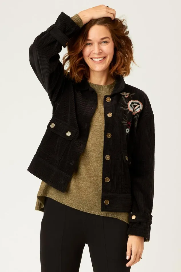 Elki Relaxed Jacket Black Clothing XCVI Jackets
