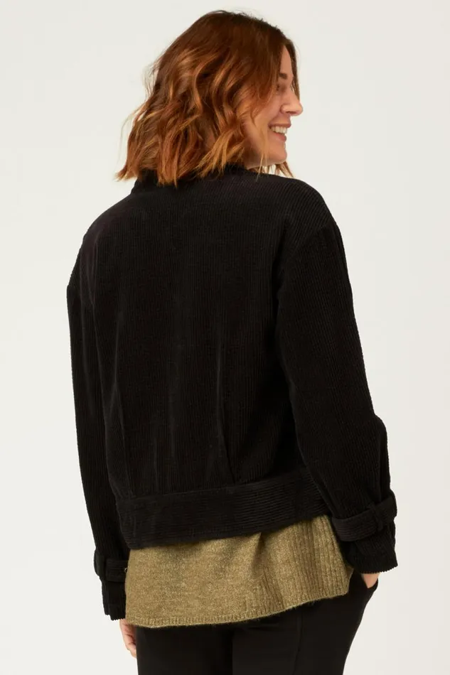 Elki Relaxed Jacket Black Clothing XCVI Jackets