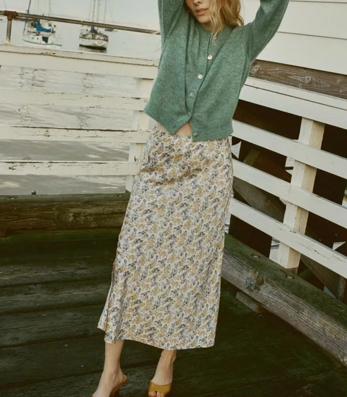 ELOWEN SKIRT Bleu Wildflower Thicket Shop DEN Skirts