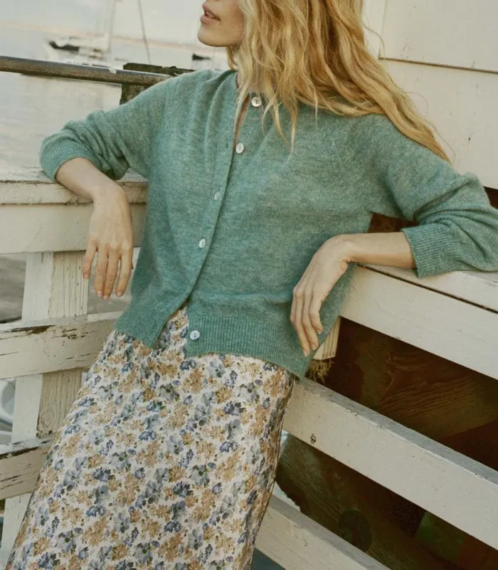 ELOWEN SKIRT Bleu Wildflower Thicket Shop DEN Skirts