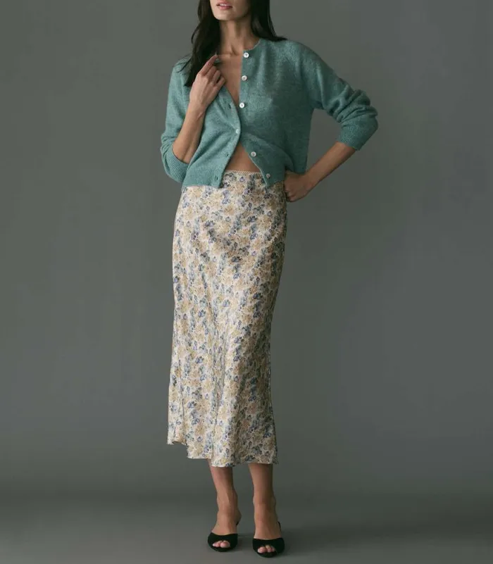 ELOWEN SKIRT Bleu Wildflower Thicket Shop DEN Skirts