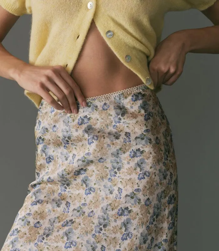 ELOWEN SKIRT Bleu Wildflower Thicket Shop DEN Skirts