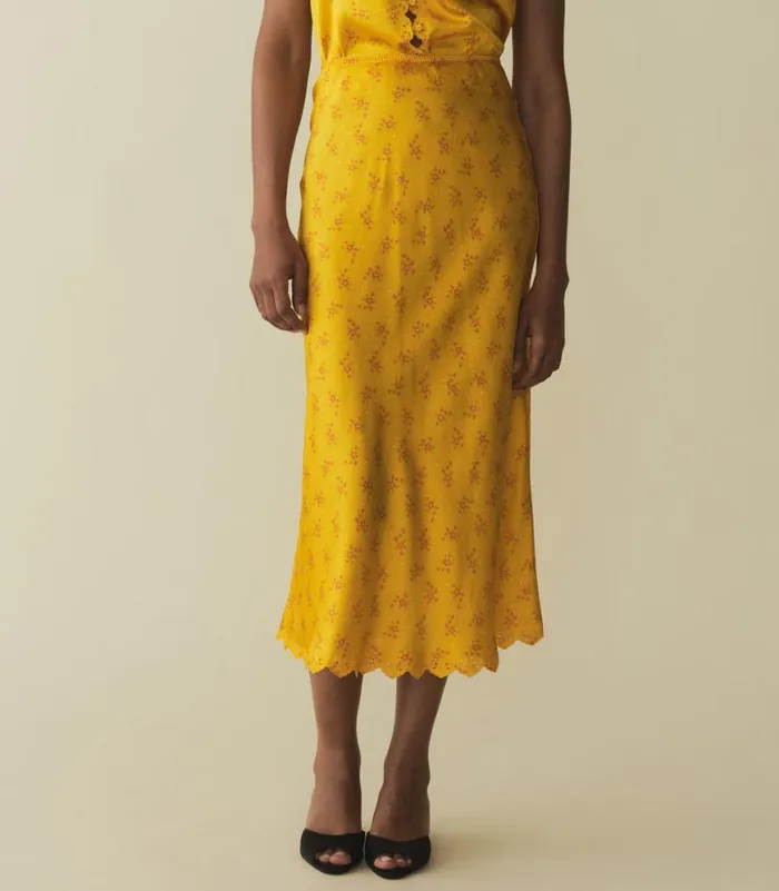ELOWEN SKIRT Goldenrod Hillside Heather Shop DEN Skirts