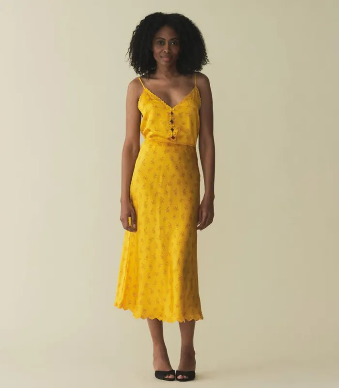 ELOWEN SKIRT Goldenrod Hillside Heather Shop DEN Skirts
