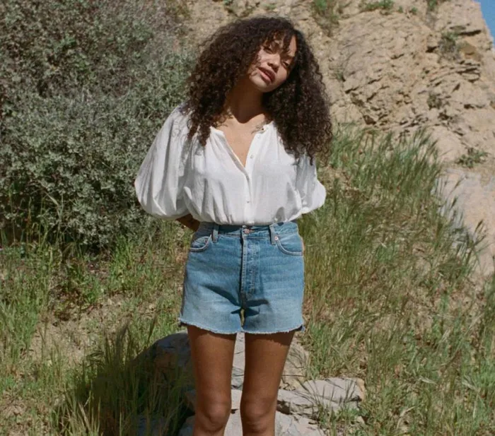 ENID SHORT Cdiz Wash Shop DEN Denim