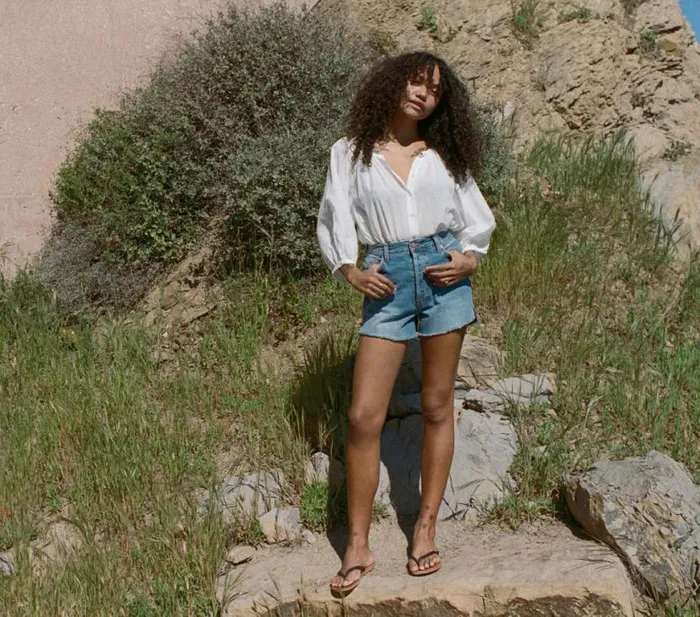 ENID SHORT Cdiz Wash Shop DEN Denim