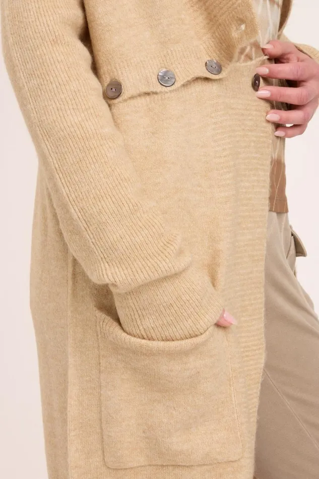 Ercell Cardigan Pale Camel Clothing XCVI Sweaters