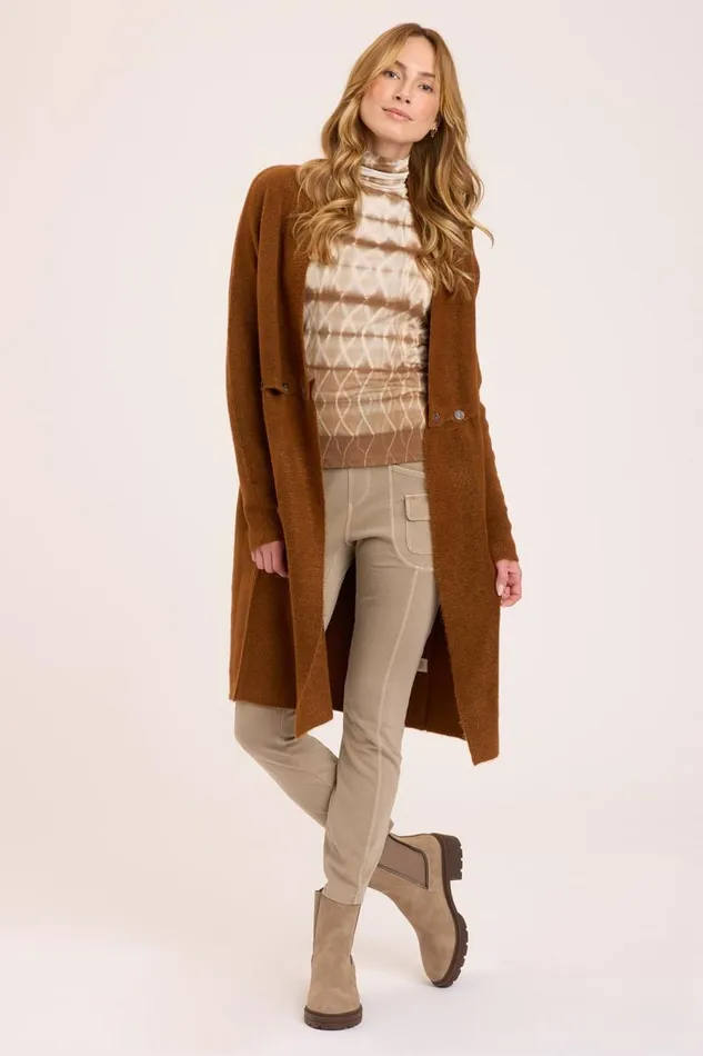 Ercell Cardigan Tawny Copper Clothing XCVI Sweaters