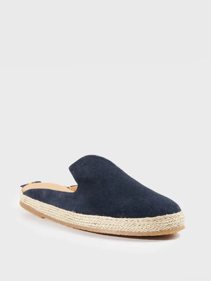 Espadrilles Mens Paul Stuart Miami Suede Espadrille Slide Navy Espadrilles Mens Paul Stuart Miami Suede Espadrille Slide Navy