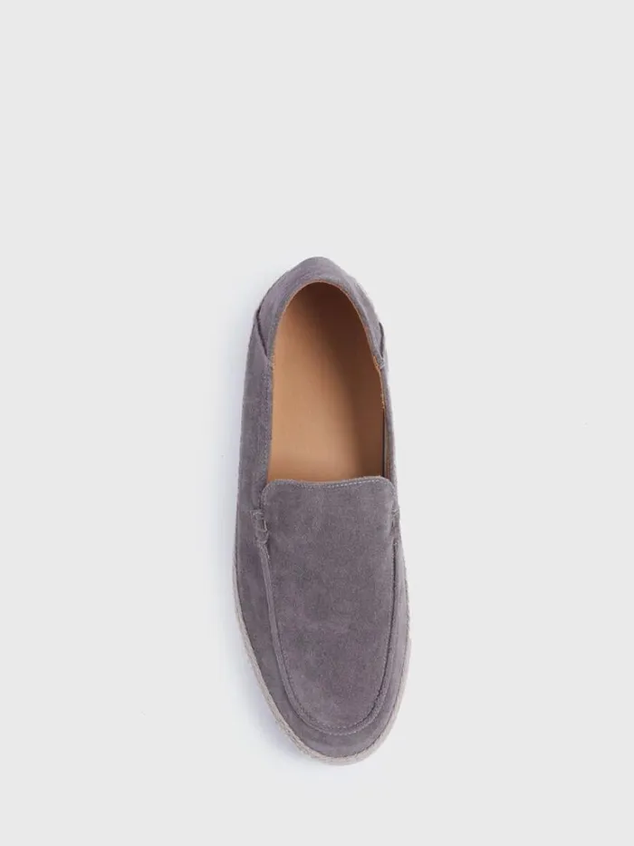 Espadrilles Mens Paul Stuart St Croix Suede Espadrille Black
