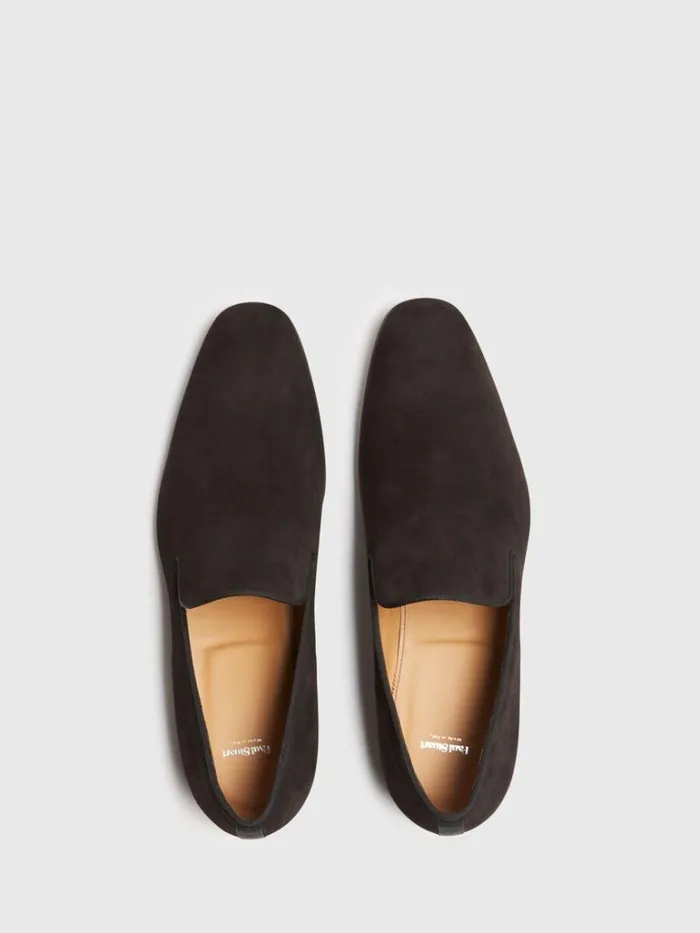 Evening Mens Paul Stuart Harrier Formal SlipOn Velvet Black
