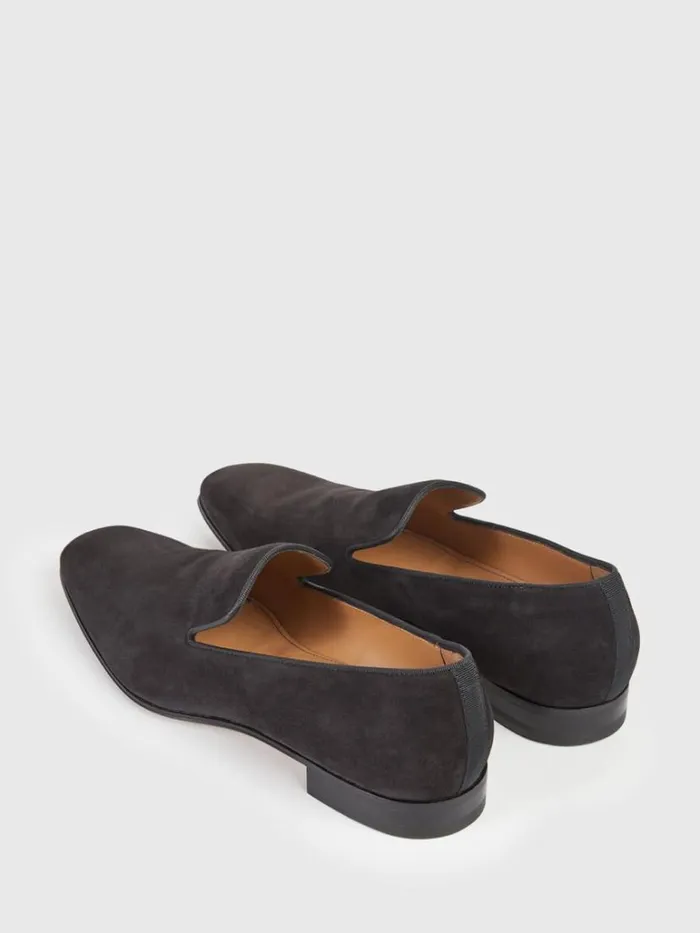 Evening Mens Paul Stuart Harrier Formal SlipOn Velvet Black