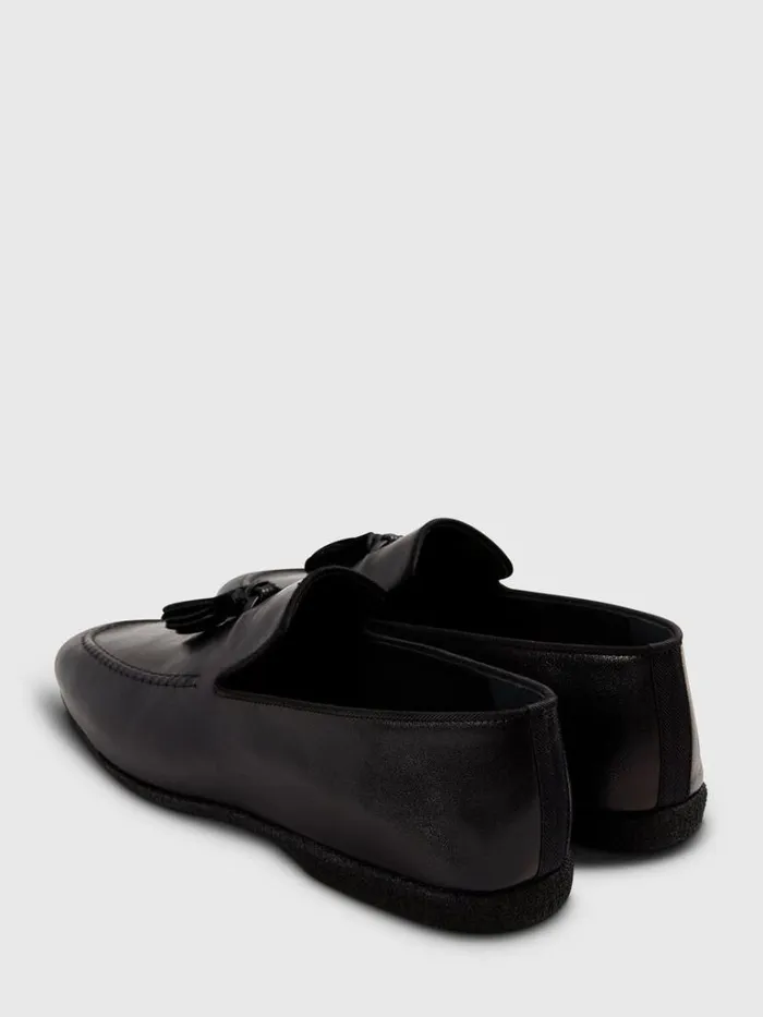 Evening Mens Paul Stuart Hope Leather SlipOn Black Evening Mens Paul Stuart Hope Leather SlipOn Black