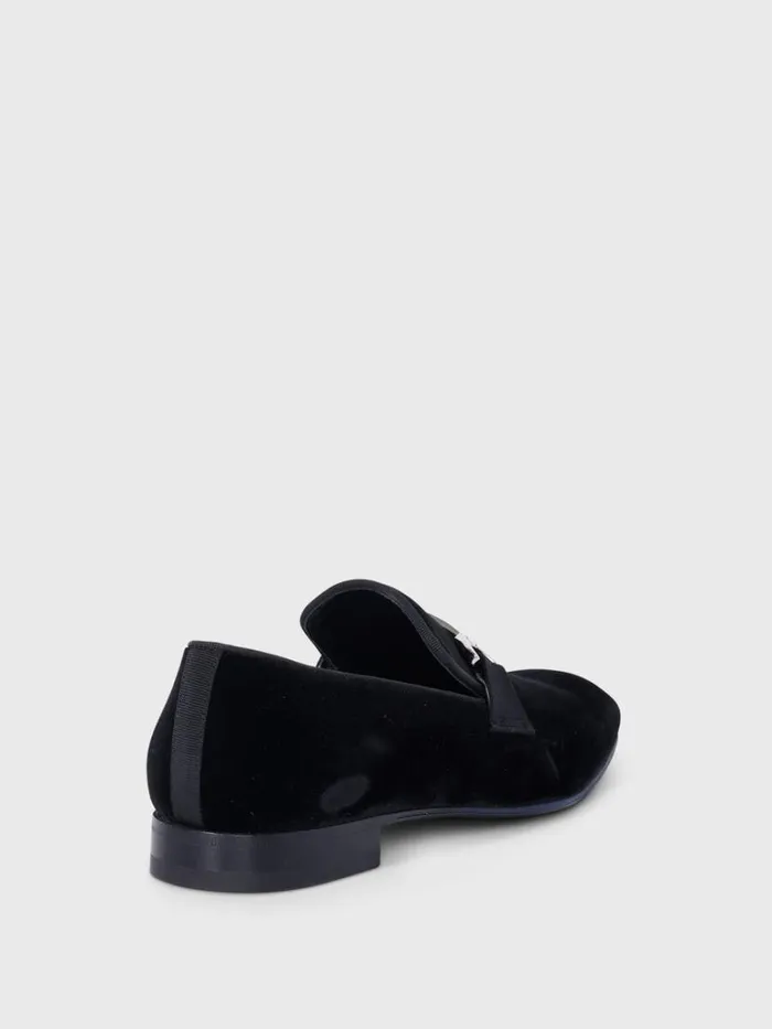 Evening Mens Paul Stuart Horatio Velvet Formal Bit Loafer Black