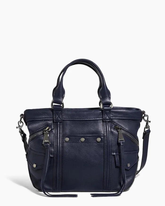 Fair Game Mini Convertible Tote Navy Women Aimee Kestenberg Tote Bags
