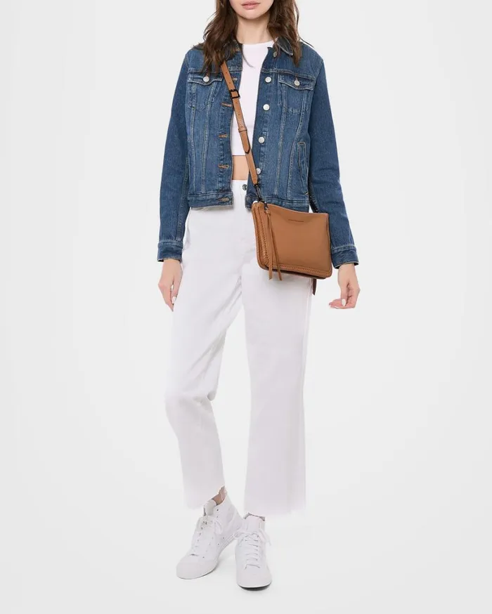 Famous Double Top Zip Crossbody Vachetta Women Aimee Kestenberg Crossbody Bags