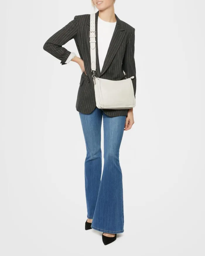 Famous Large Crossbody Vanilla Ice With Shiny Silver Women Aimee Kestenberg Crossbody Bags