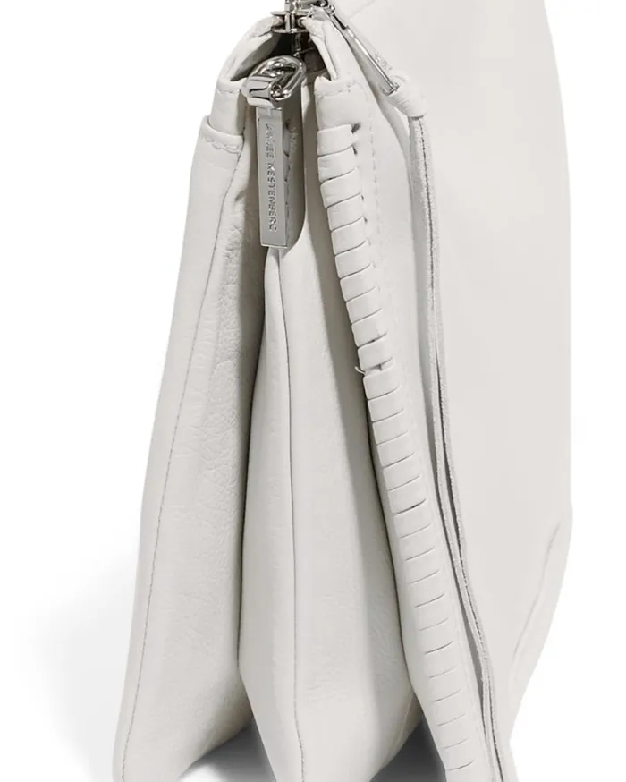Famous Large Crossbody Vanilla Ice With Shiny Silver Women Aimee Kestenberg Crossbody Bags