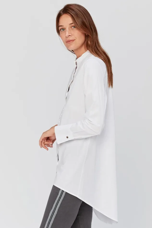 Farrah Fawcett Blouse White Clothing XCVI ShirtsBlouses