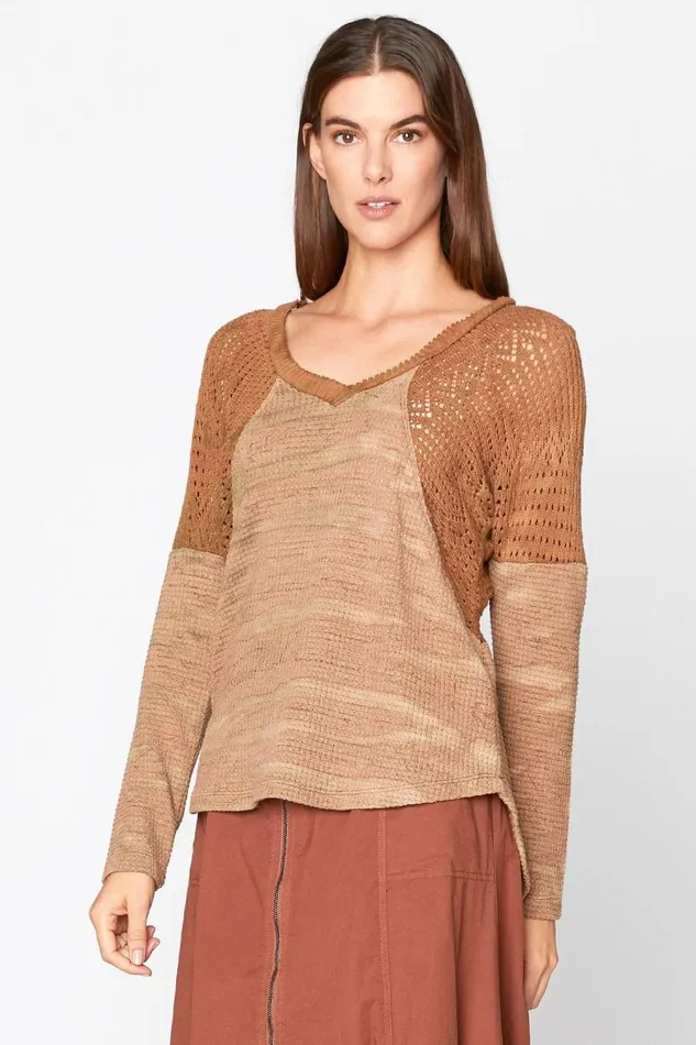 Fatine Top Earth Wash Clothing XCVI ShirtsBlouses