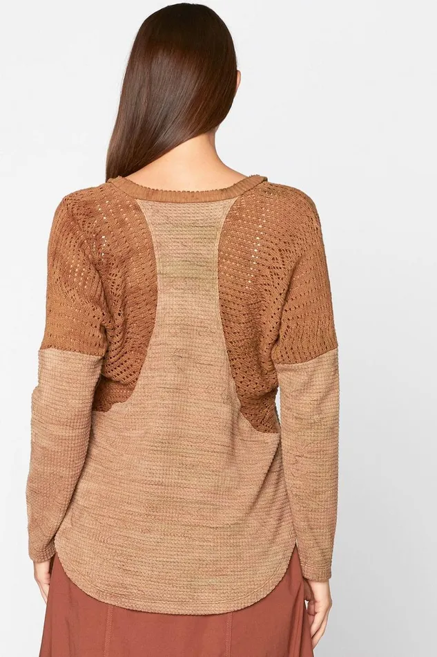 Fatine Top Earth Wash Clothing XCVI ShirtsBlouses