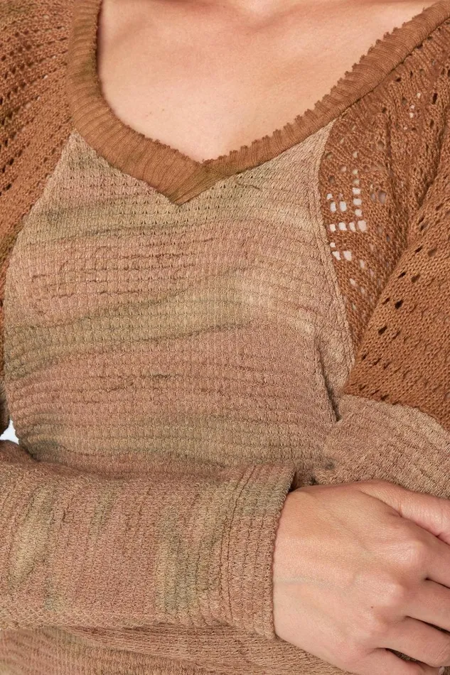 Fatine Top Earth Wash Clothing XCVI ShirtsBlouses
