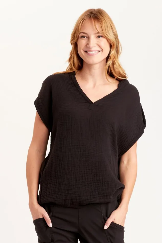 Favreau Top Black Clothing XCVI ShirtsBlouses