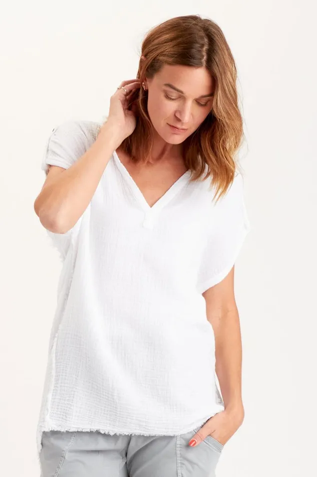 Favreau Top White Clothing XCVI ShirtsBlouses