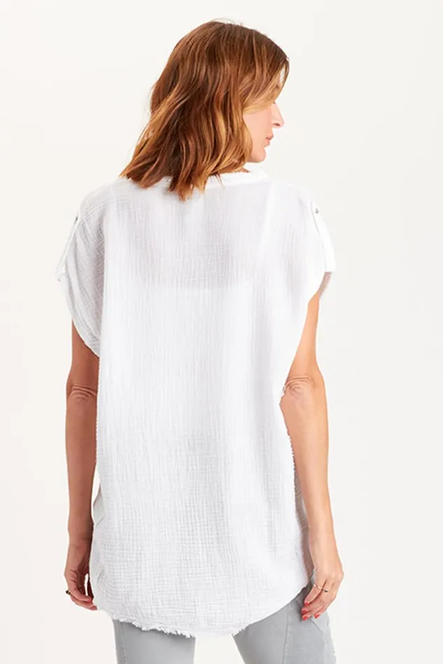 Favreau Top White Clothing XCVI ShirtsBlouses