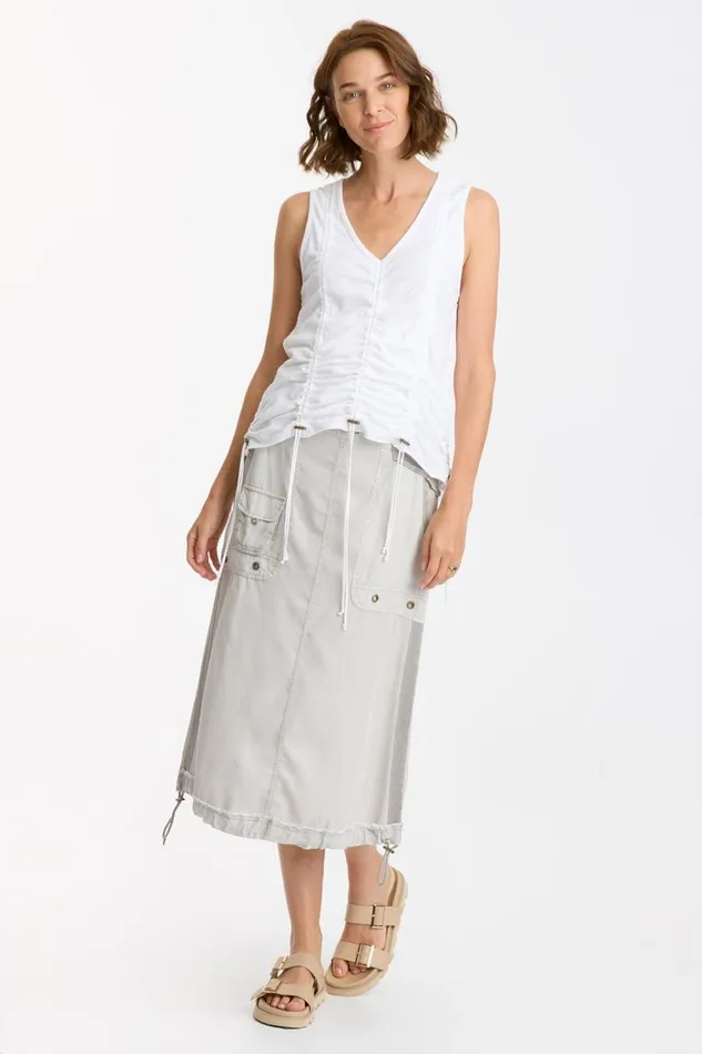 Finley Bubble Skirt Mist Pigment Clothing XCVI Skirts