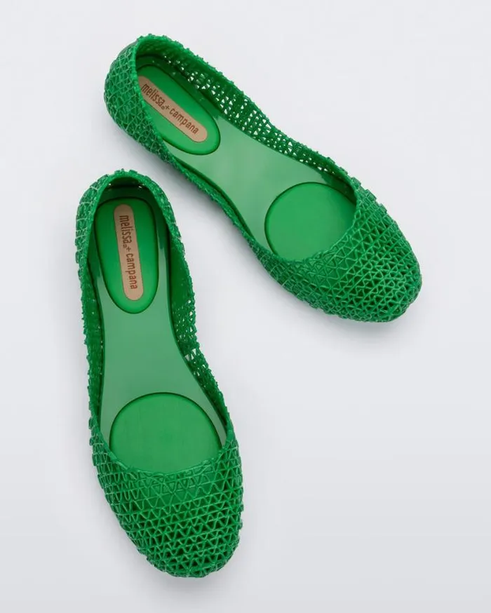 Flats Women Melissa Campana Green
