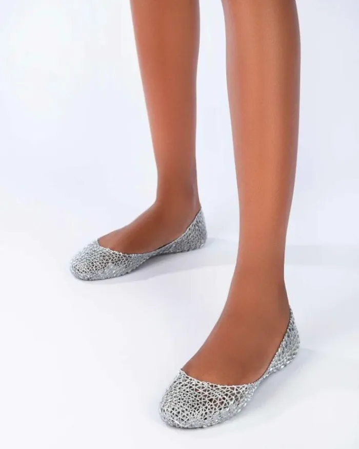 Flats Women Melissa Campana Silver